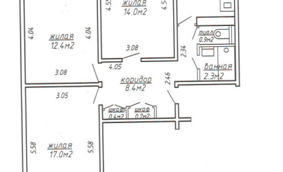 Купить 3-комнатную квартиру, Минск, Плеханова, 42 (Ленинский район). Фото 5