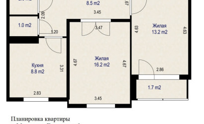 Купить 2-комнатную квартиру, Минск, ул. Горецкого, д. 9 (Фрунзенский район). Фото 11