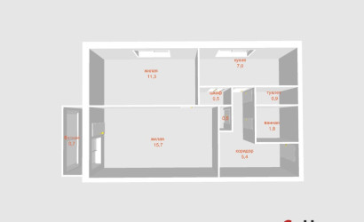 Купить 2-комнатную квартиру, Любищицы, Угольная, 6. Фото 16