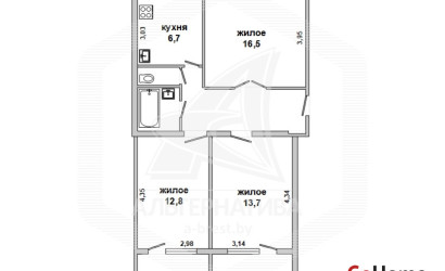 Купить 3-комнатную квартиру, Брест, Центр, ул. Карбышева