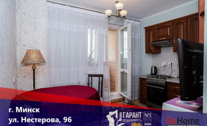 Купить 1-комнатную квартиру, Минск, Нестерова ул., 96 (Заводской район). Фото 1