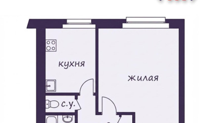 Купить 1-комнатную квартиру, Жодино, 50 Лет Октября ул., 27. Фото 11