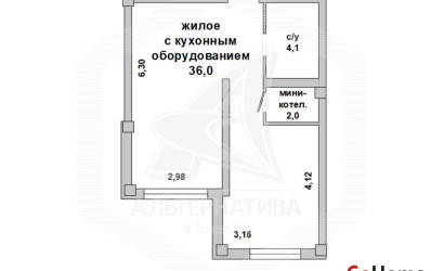 Купить 1-комнатную квартиру, Брест, Ковалево, пр-т Республики. Фото 1