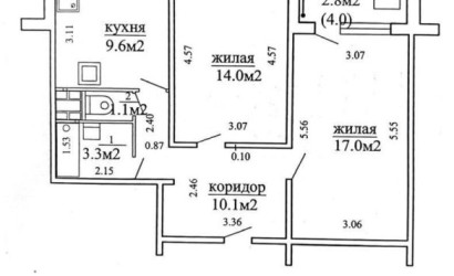 Купить 2-комнатную квартиру, Минск, Каганца ул, 4 (Ленинский район). Фото 13