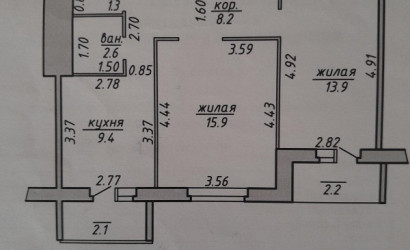 Купить 2-комнатную квартиру, Витебск, Правды ул., 66. Фото 22