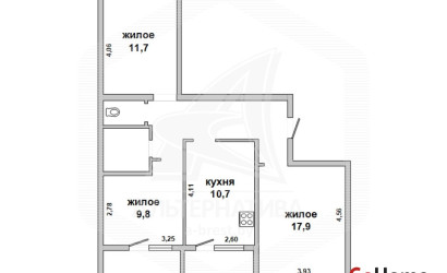 Купить 3-комнатную квартиру, Брест, Центр, ул. Гоголя. Фото 6