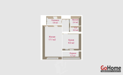 Купить 1-комнатную квартиру, Минск, Независимости просп., 143/1 (Первомайский район). Фото 36