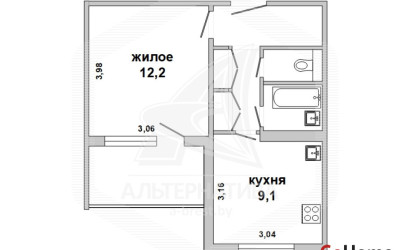 Купить 1-комнатную квартиру, Брест, Восток, ул. Ленинградская. Фото 16