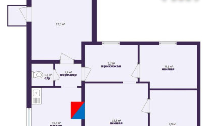 Купить 3-комнатную квартиру, Слуцк, Чапаева 1-й пер.. Фото 28