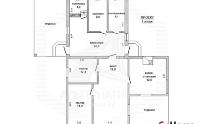 Купить дом, Черни, Чернинский с/с, 15 соток. Фото 24