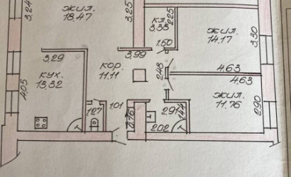 Купить 3-комнатную квартиру, Бобруйск, Пролетарская 17. Фото 1