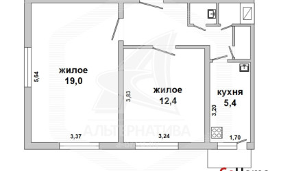 Купить 2-комнатную квартиру, Жабинка, , 