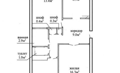 Купить 3-комнатную квартиру, Орша, Сергея Грицевца, 1. Фото 13
