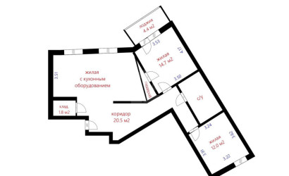 Купить 3-комнатную квартиру, Минск, Дроздовича ул., 6 (Ленинский район). Фото 51