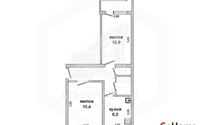 Купить 2-комнатную квартиру, Кобрин, , . Фото 14
