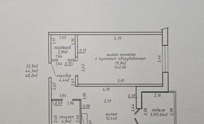 Купить 2-комнатную квартиру, Гомель, Сожская ул., 5. Фото 23