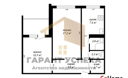 Купить 2-комнатную квартиру, Брест, ул. Вульковская. Фото 16