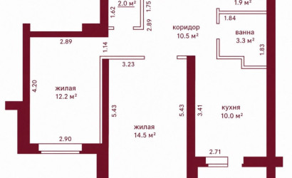 Купить 2-комнатную квартиру, Гродно, Белуша, 20Б. Фото 15
