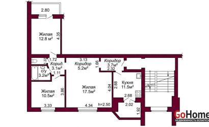 Купить 3-комнатную квартиру, Гродно, Лиможа, 31. Фото 19