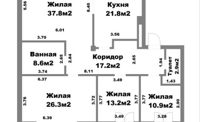 Купить 4-комнатную квартиру, Минск, Быховская ул., 35 (Октябрьский район). Фото 2
