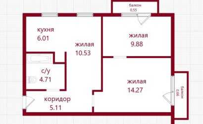 Купить 3-комнатную квартиру, Барановичи, Советская, 144. Фото 15