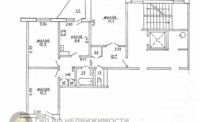 Купить 3-комнатную квартиру, Гродно, проспект Клецкова, д. 70. Фото 17