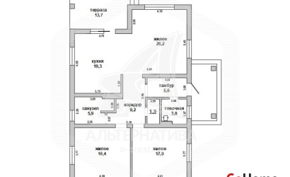 Купить дом, Знаменка, Знаменский с/с, 25 соток. Фото 1