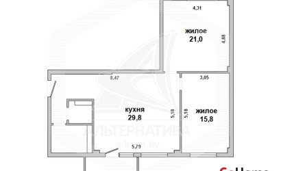 Купить 2-комнатную квартиру, Брест, Центр, ул. Гоголя. Фото 1