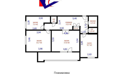 Купить 3-комнатную квартиру, Минск, Филимонова ул., 45 (Первомайский район). Фото 19