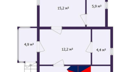 Купить дом в деревне, Свислочь-Караваево, 5.3 соток. Фото 26