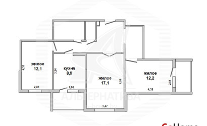 Купить 3-комнатную квартиру, Брест, Ковалево, ул. Суворова. Фото 1