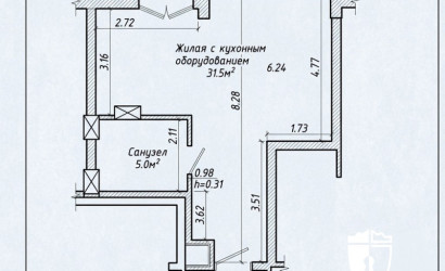 Купить 1-комнатную квартиру, Минск, Братская, 10 (Октябрьский район). Фото 2