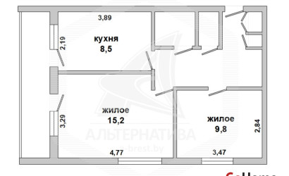 Купить 2-комнатную квартиру, Пограничная, , . Фото 8