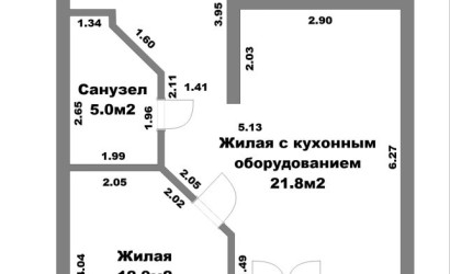 Купить 2-комнатную квартиру, Минск, Белградская ул., 1 (Октябрьский район). Фото 30