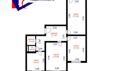 Купить 3-комнатную квартиру, Минск, Прушинских ул., 26 (Ленинский район). Фото 21