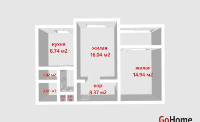 Купить 2-комнатную квартиру, Минск, Лобанка ул., 13/2(Фрунзенский район). Фото 26