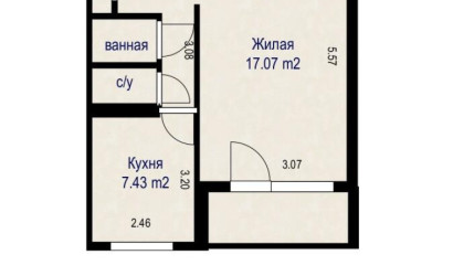 Купить 1-комнатную квартиру, Минск, Якубова ул., 38 (Ленинский район). Фото 25