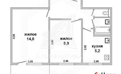Купить 2-комнатную квартиру, Брест, Заводская, ул. Янки Купалы. Фото 13