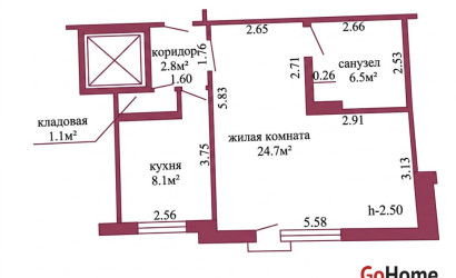 Купить 1-комнатную квартиру, Гродно, Дзержинского, 119. Фото 11