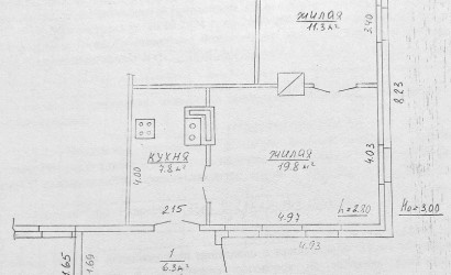 Купить 2-комнатную квартиру, Скидель, Ленина. Фото 6