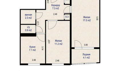 Купить 2-комнатную квартиру, Минск, просп. Партизанский, д. 32/2 (Заводской район). Фото 19