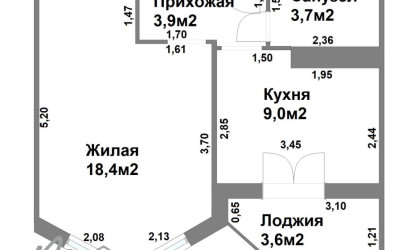 Купить 1-комнатную квартиру, Столбцы, Ленинская ул., 107. Фото 20