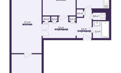 Купить 3-комнатную квартиру, Минск, Голубева ул., 11 (Московский район). Фото 21