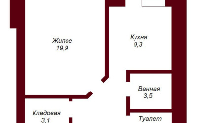 Купить 1-комнатную квартиру, Брест, ул. Мошенского, д. . Фото 8