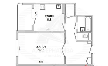Купить 1-комнатную квартиру, Брест, Ковалево, ул. Луцкая. Фото 1