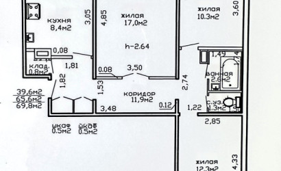 Купить 3-комнатную квартиру, Гомель, Головацкого, 101. Фото 17