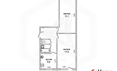 Купить 2-комнатную квартиру, Брест, Центр, наб. Франциска Скорины. Фото 20