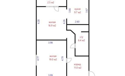 Купить 2-комнатную квартиру, Минск, Тепличная ул., 1 (Партизанский район). Фото 45