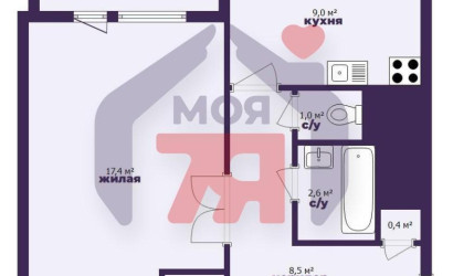 Купить 1-комнатную квартиру, Молодечно, Садовая ул., 11. Фото 14