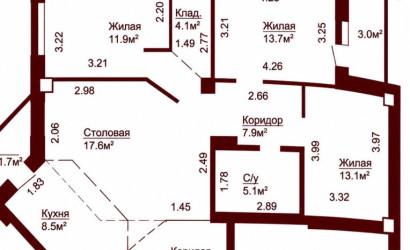 Купить 3-комнатную квартиру, Гродно, Дзержинского, 58. Фото 12